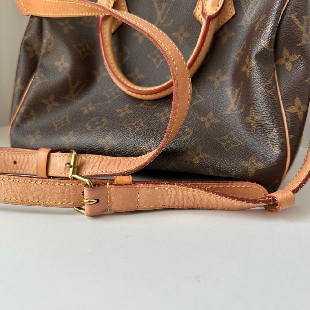 Louis Vuitton Brown Monogram Canvas Speedy with Natural Vachetta Trim - Picture 13 of 16